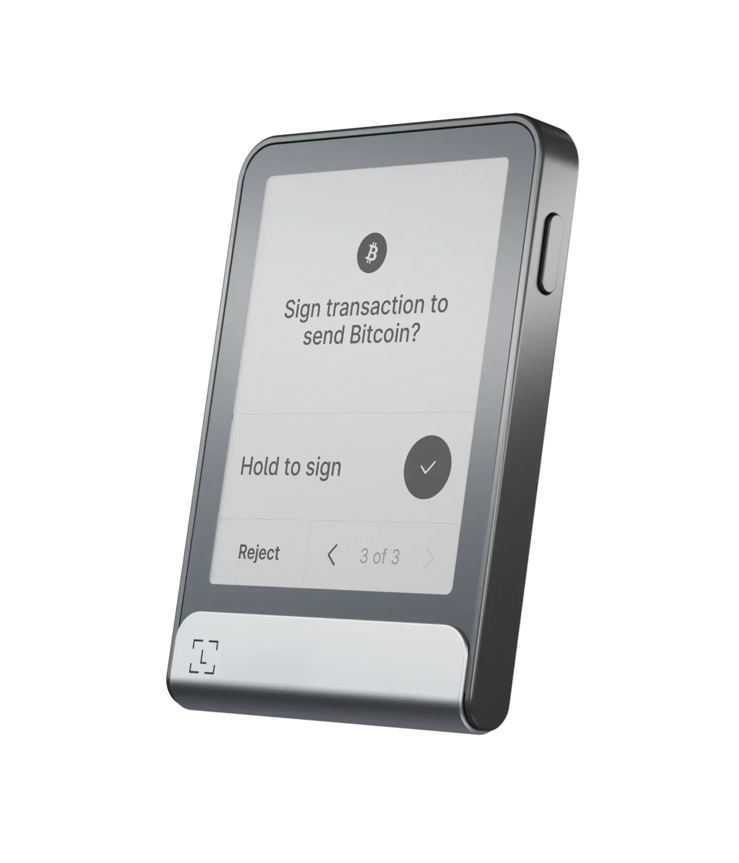 Ledger Flex 正面展示 冷钱包硬件钱包